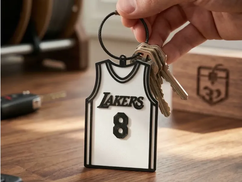 LLavero de Camisetas de la NBA - Lakers