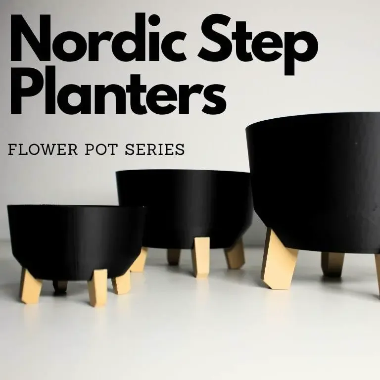 Nordische Stufen-Pflanzgefäße – Blumentopf-Serie