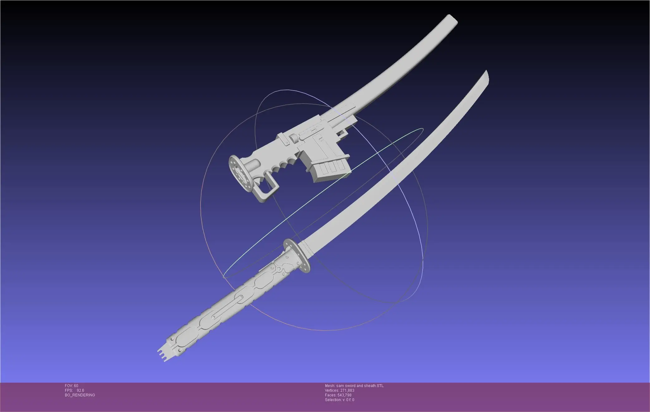 Metal Gear Rising Jetstream Sam Muramasa Sword And Sheath