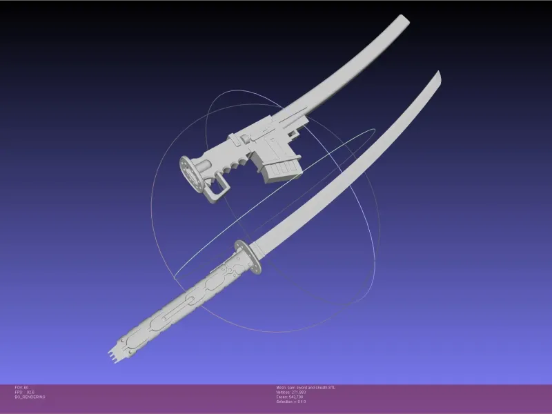 Metal Gear Rising Jetstream Sam Muramasa Sword And Sheath