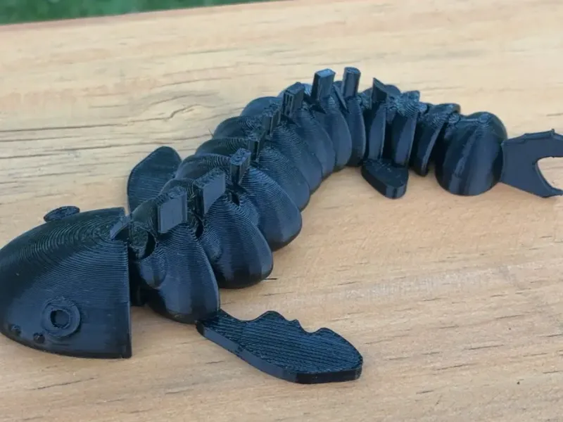 Articulated cute snakehead