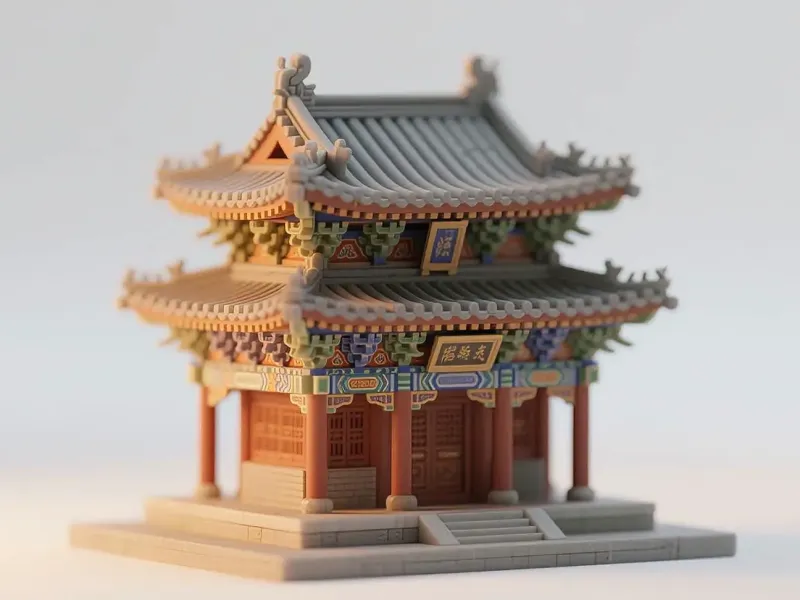 古风建筑——偏殿