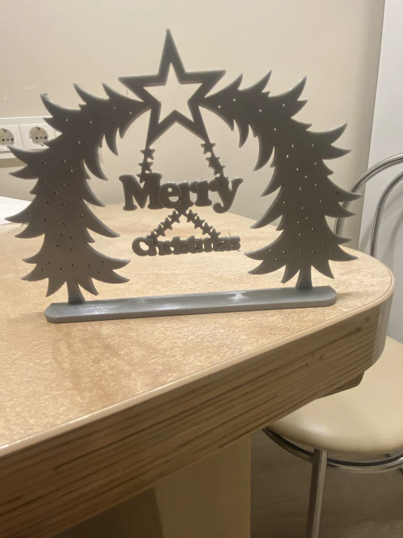 Merry christmas tree decoration