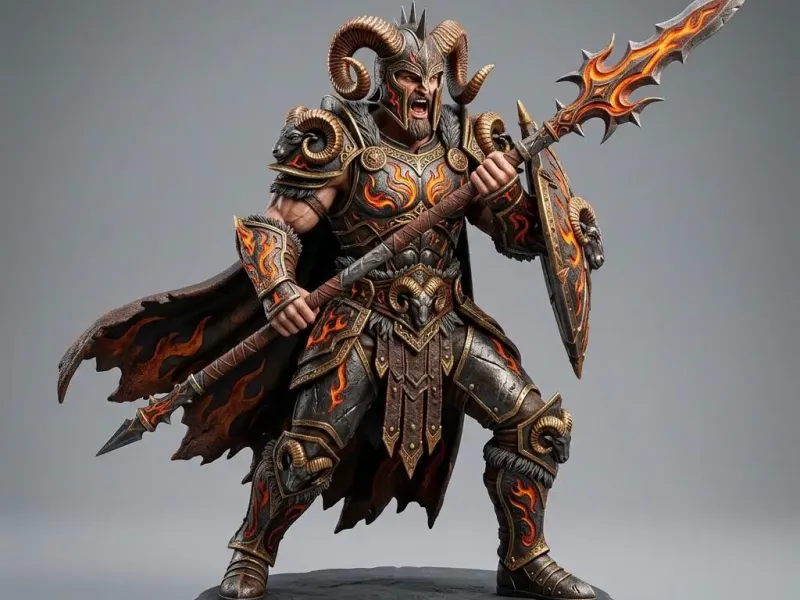 Zodiac Inspired 3D Collectibles Aries Male Character