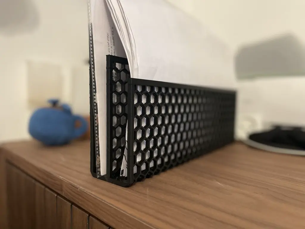 A4 Sized Paper Inbox / Magazine Organizer - NO SUPPORTS!