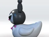 Sanrio Kuromi MultiColor Flexi STL file 3mf Articulated 3D-5