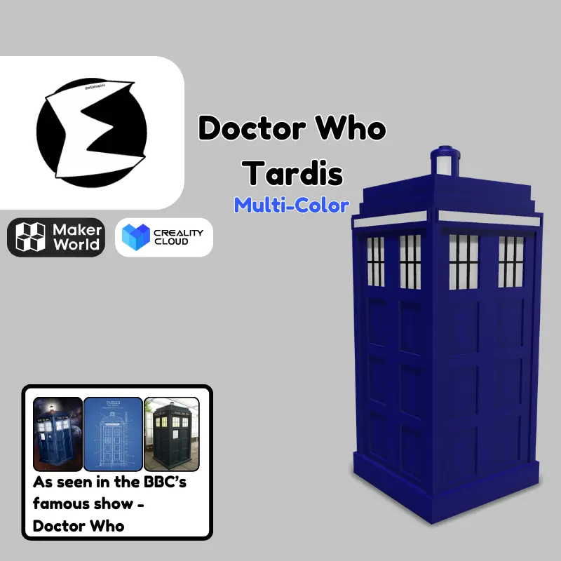 Tardis di Doctor Who (Multicolore)