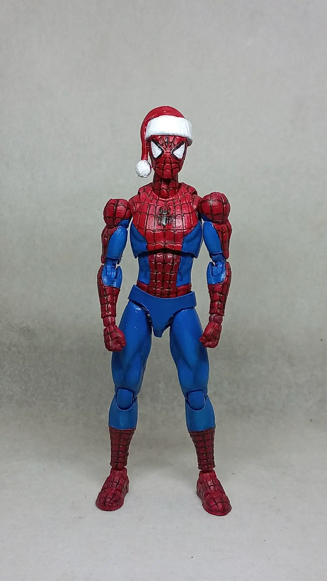 Santa Head accessory for my SPIDER MAN action figure