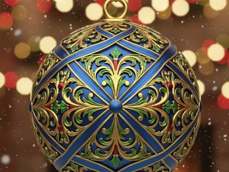 Christmas bauble/bola navideña 18