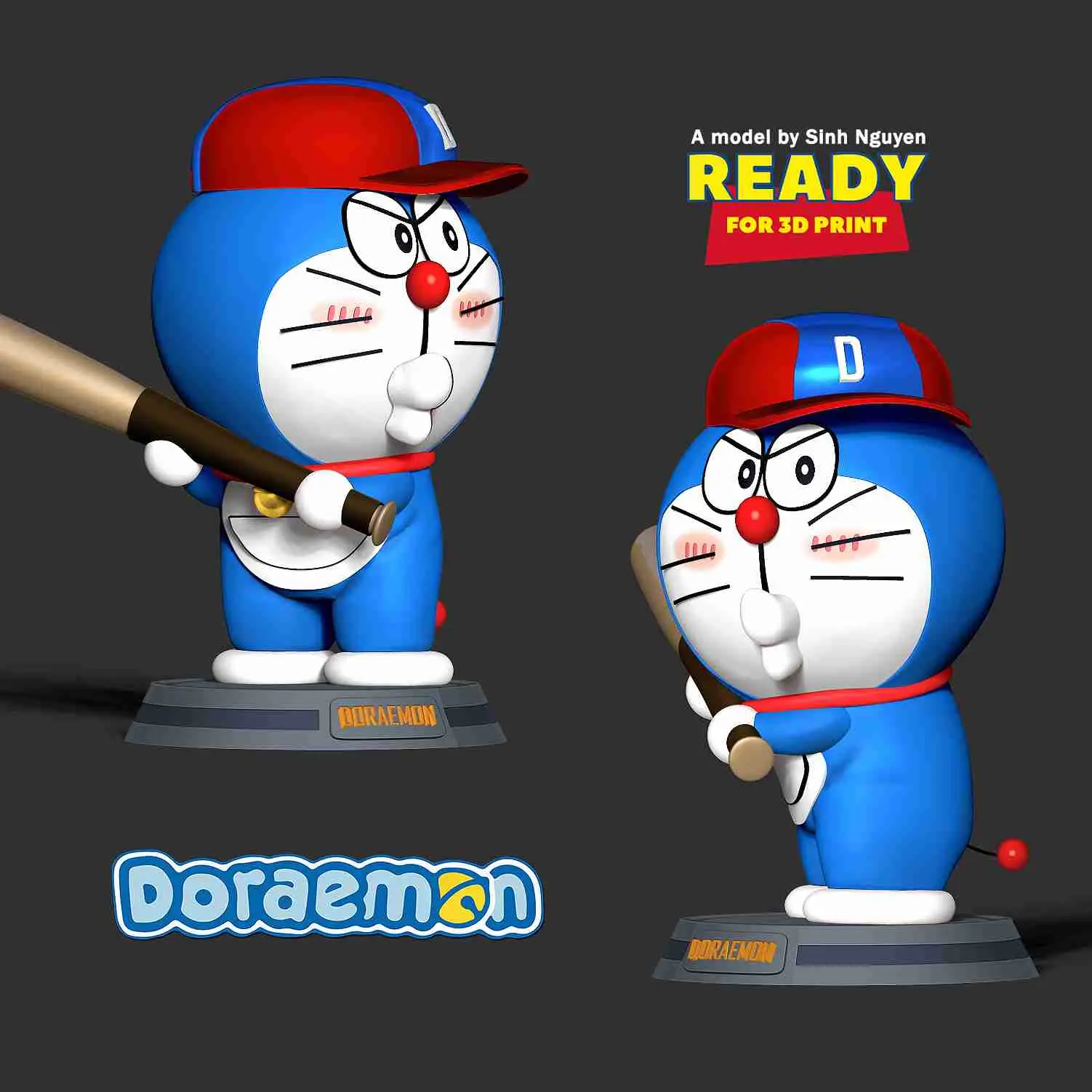 Doraemon - baseball player