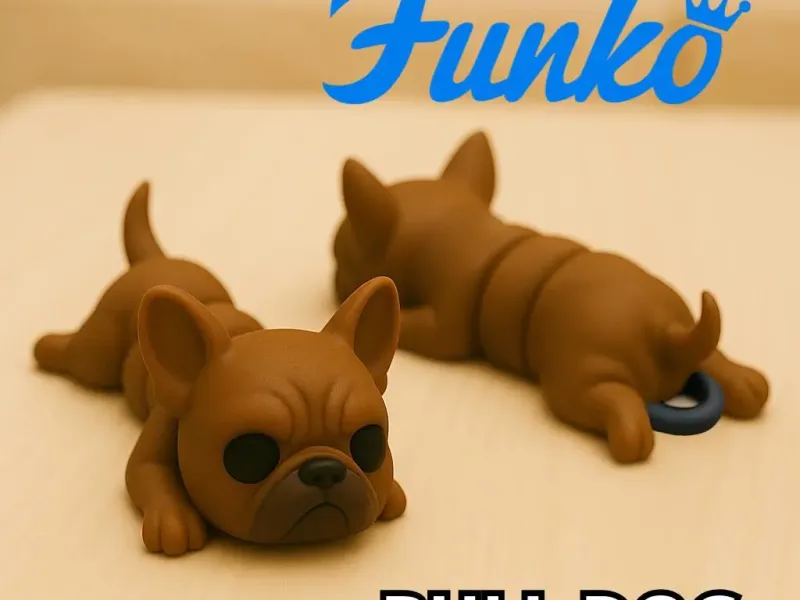 Bull Dog - ARTICULATED KEYCHAIN