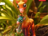 CUTE GIRAFFE & BABY GIRAFFE ARTICULATED-3