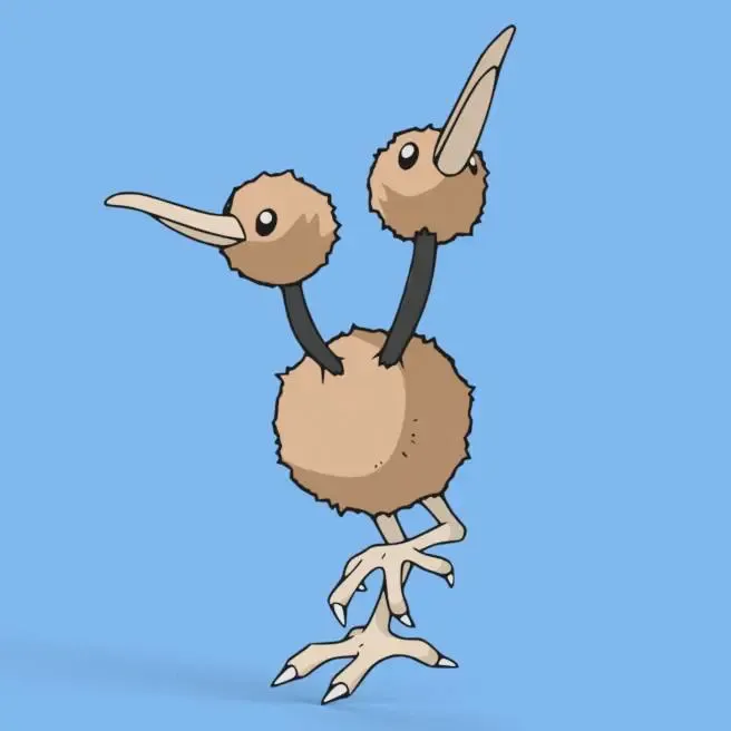 Doduo Wall Art