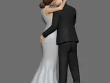 Wedding cake topper 5-3