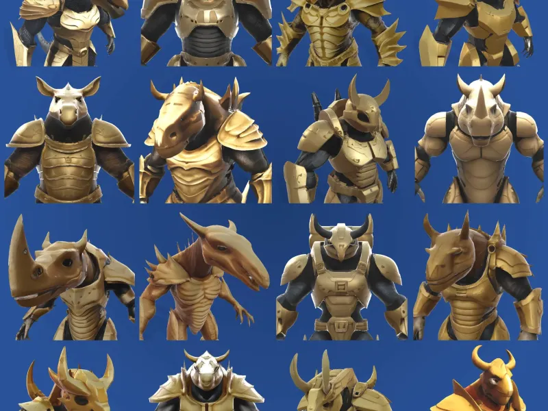 Golden Sentinel Armor Collection