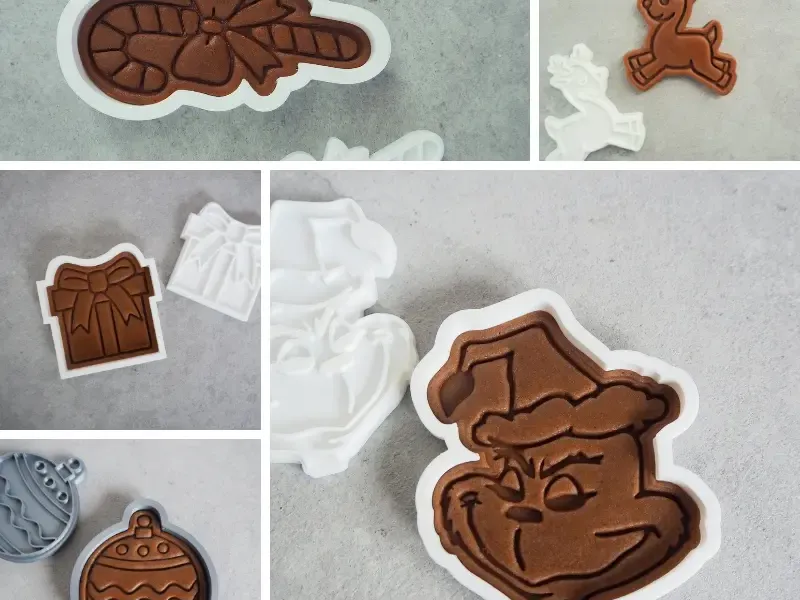 A PACKAGE OF CHRISTMAS COOKIE CUTTERS