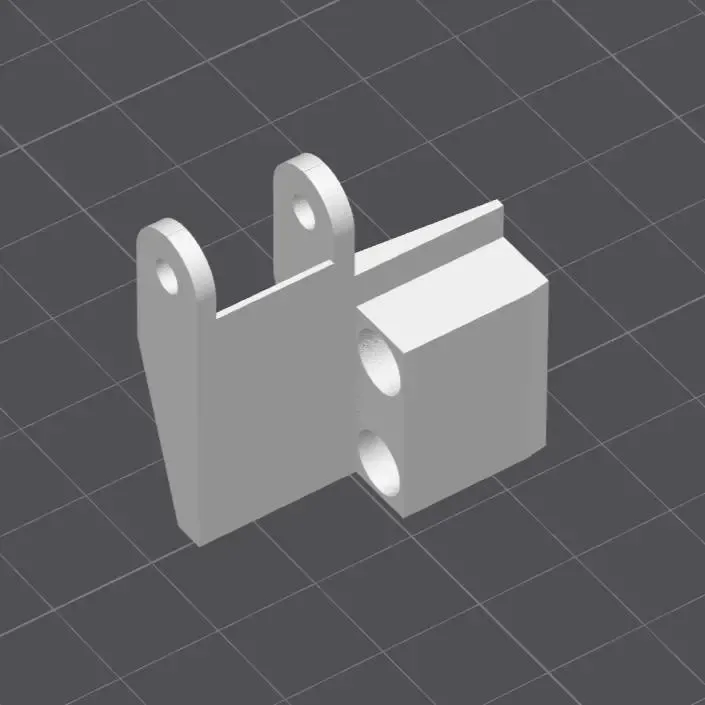 K1 Rear Chain Riser adapter for DXC Extruder 1.0