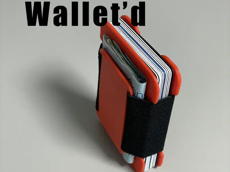 Wallet'd - 3D-Druckbare Brieftasche
