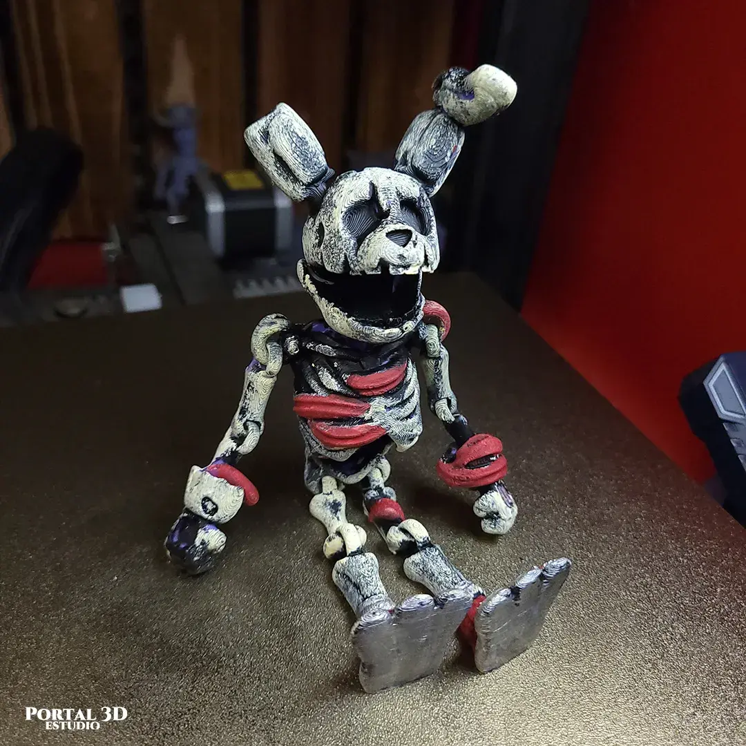 springtrap skeleton / PRINT-IN-PLACE WITHOUT SUPPORT