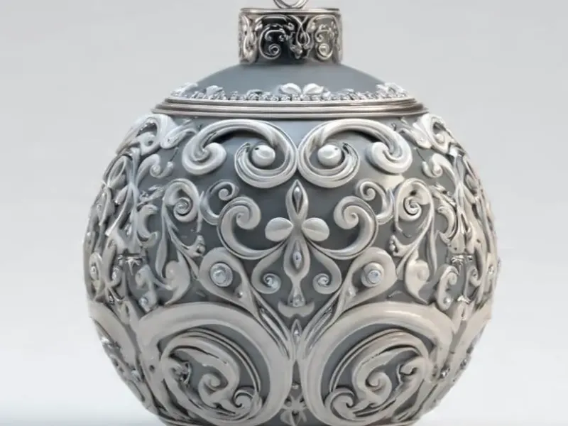 Christmas bauble/bola navideña 2