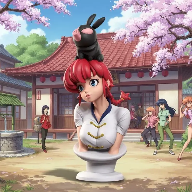 Ranma 1/2 Bust By Scanner 3d Creality Raptor