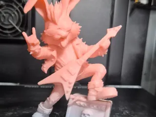Lapin pâques rockeur