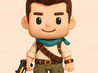 Chibi Nathan Drake Uncharted