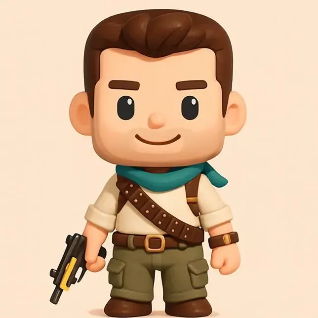 Chibi Nathan Drake Uncharted