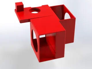 Ender3V2 - Creality Spider hotend turbo fans support.