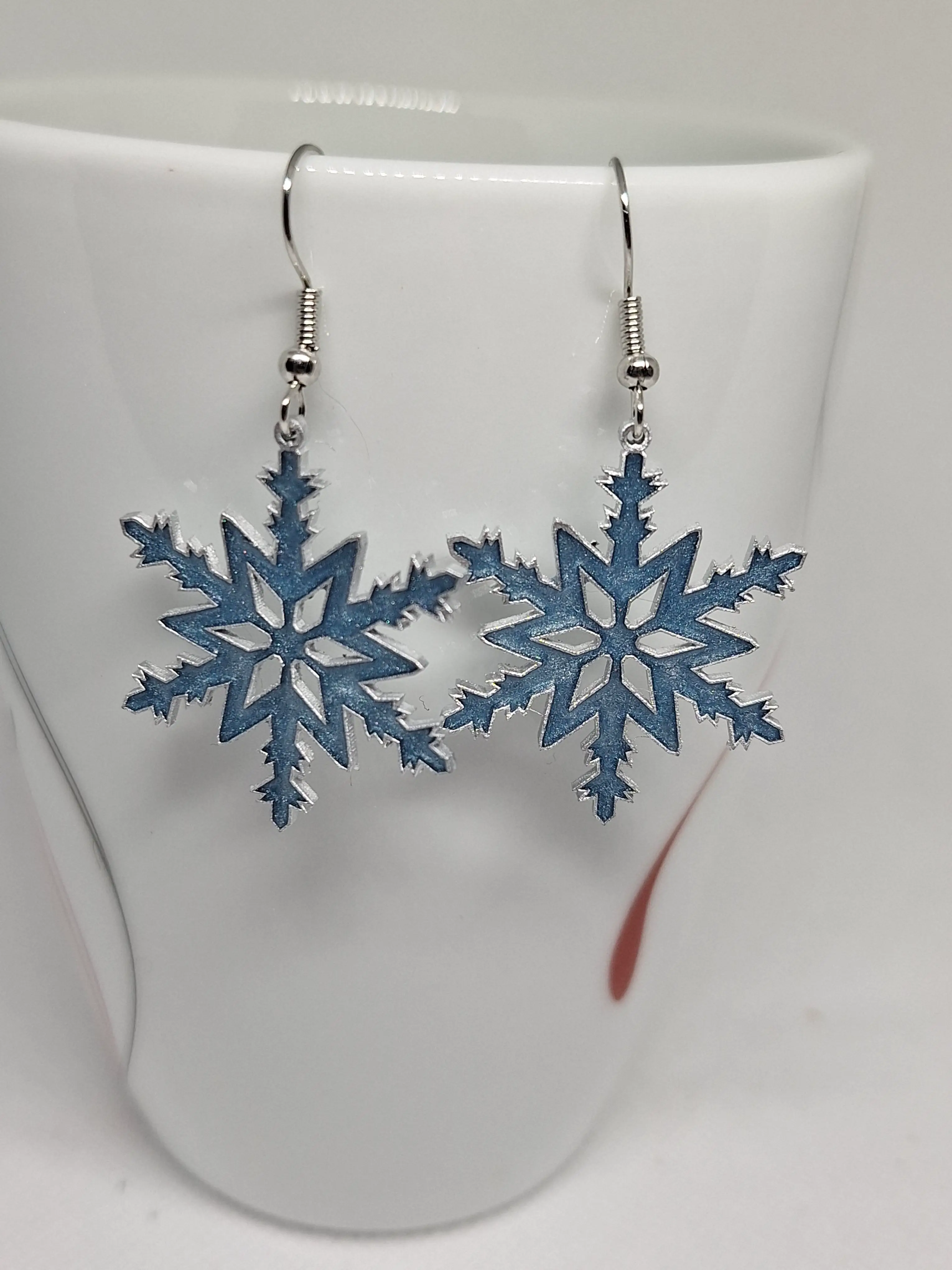 Snowflakes earrings