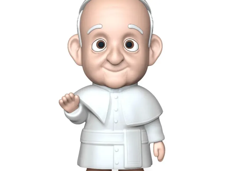 Papa Francis Minyatür Baskı Modeli - Funko Chibi