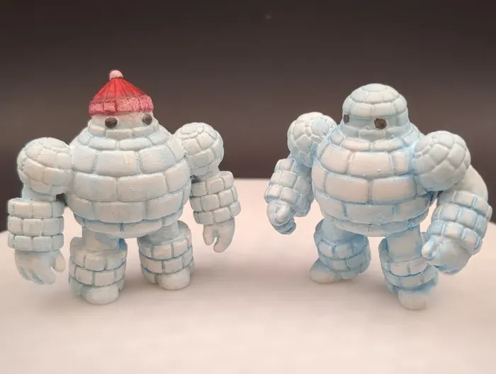 Characters & Creatures STL Download - Snowmen Miniaturesby LostPage