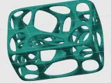 Prisma con interior en voronoi 3D-2