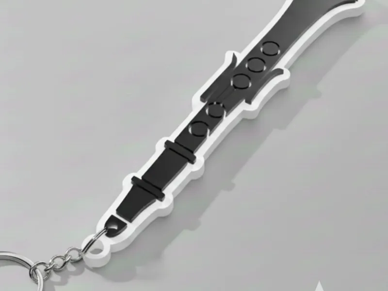 Clarinet keychain