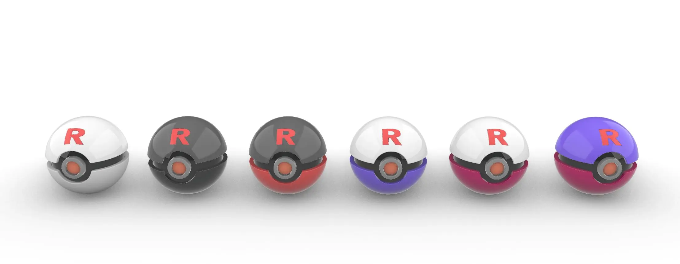 Pokeball Team Rocket Ball