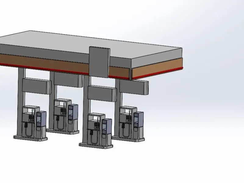 Miniature Petrol Pump