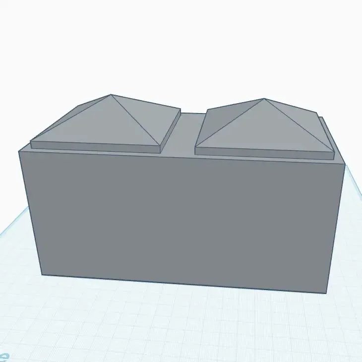 Interlocking brick. real world applications and or toy