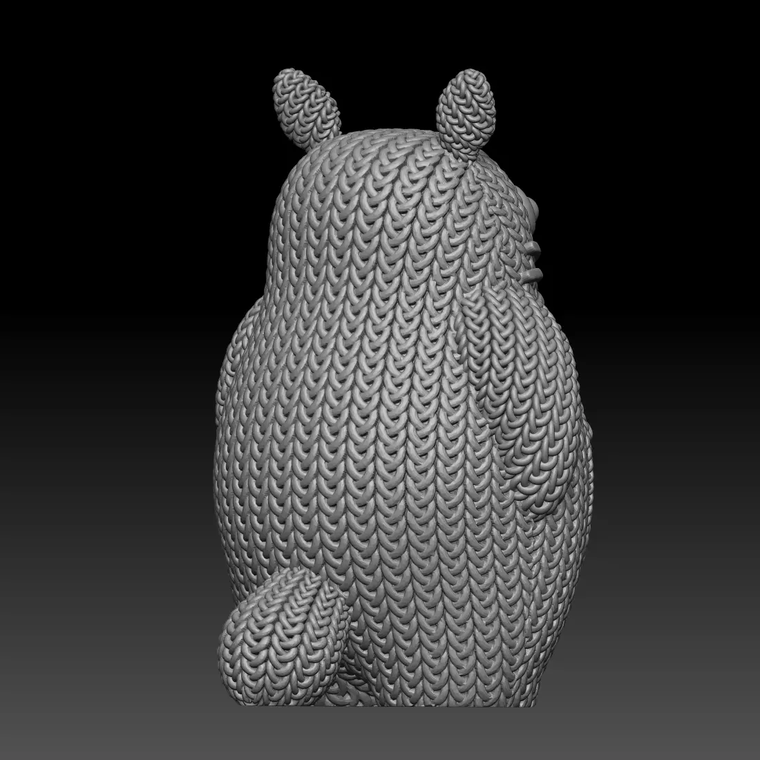Knitted Totoro