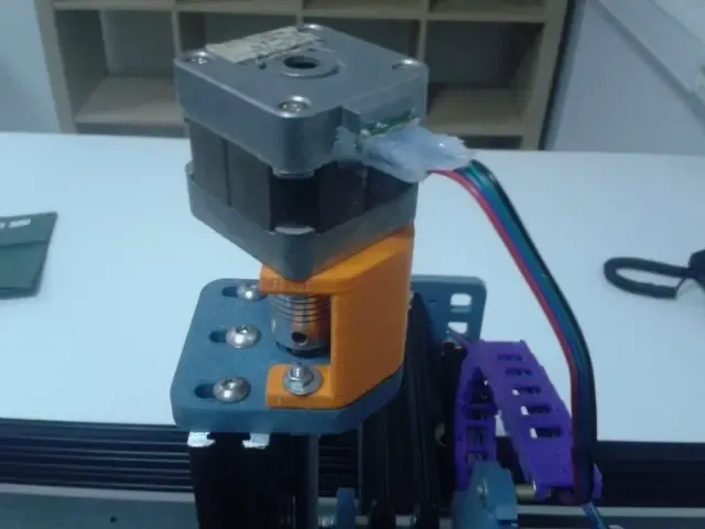 CNC Z axis motor holder