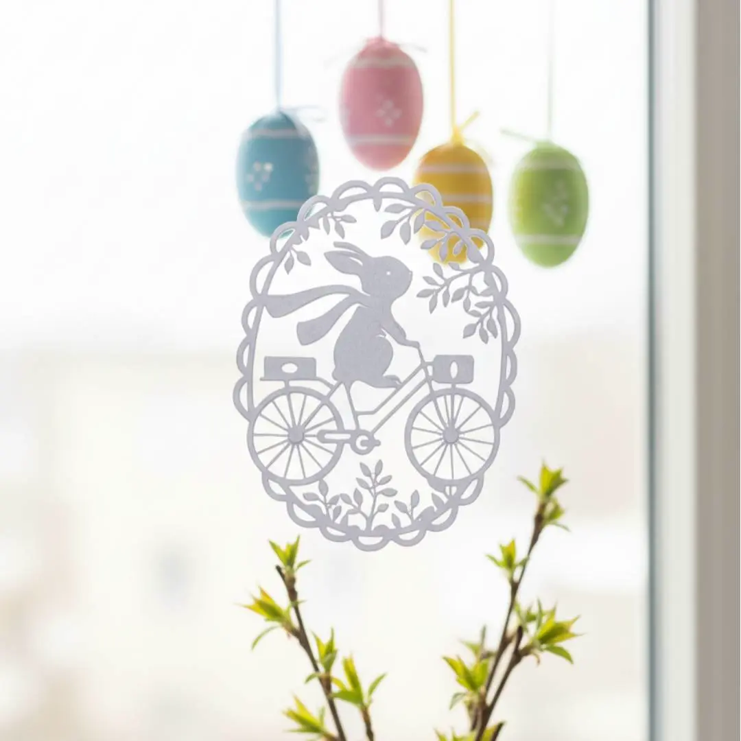 Bicycle Watering Egg Decoration