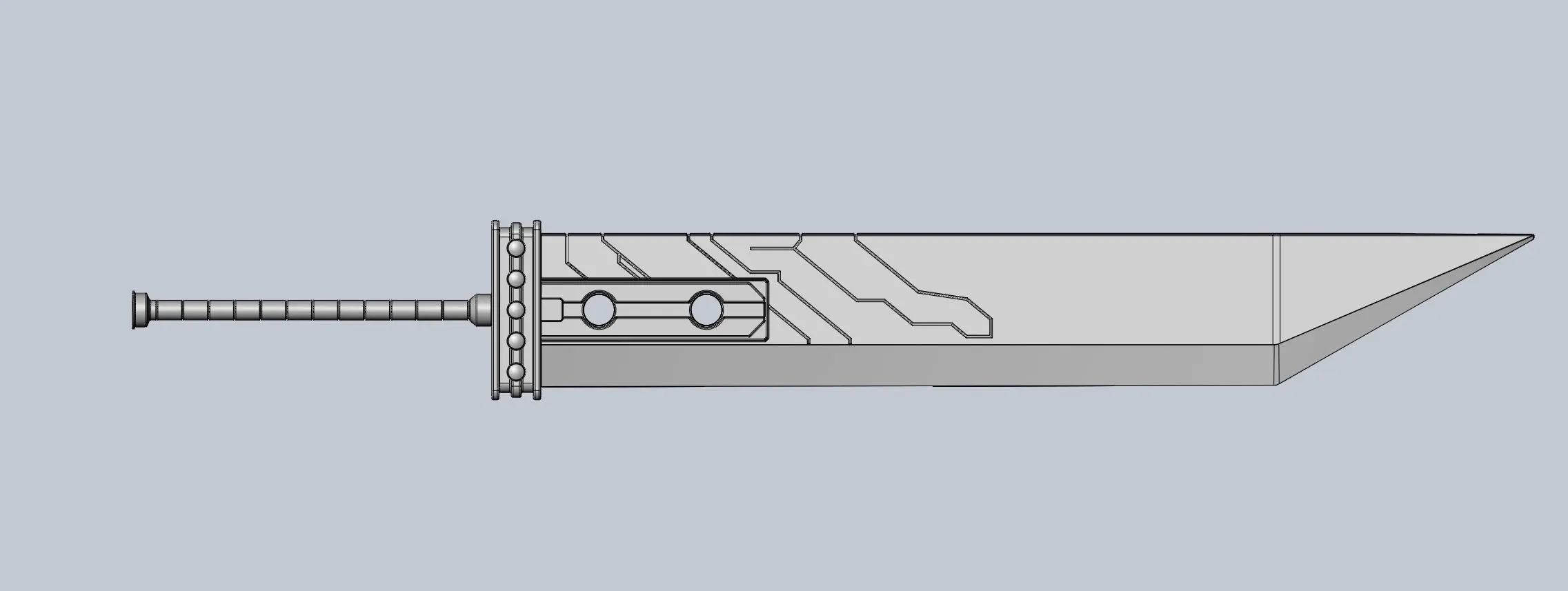 Final Fantasy Buster Sword Printable Replica