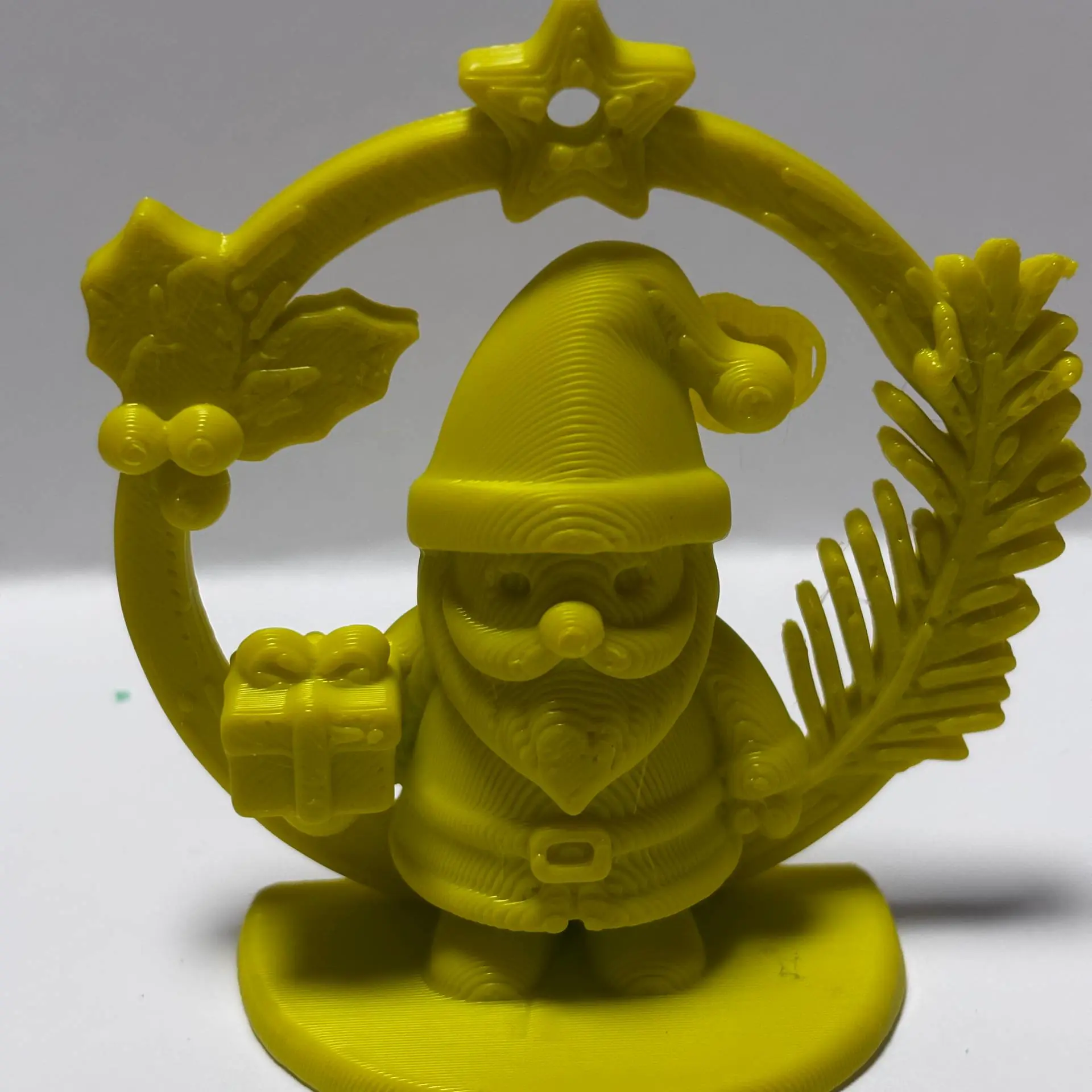 Christmas santa claus tree ornament