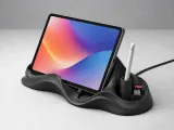 WaveFlow Tablet Stand STL – Modern Desk Organizer & Charging-2