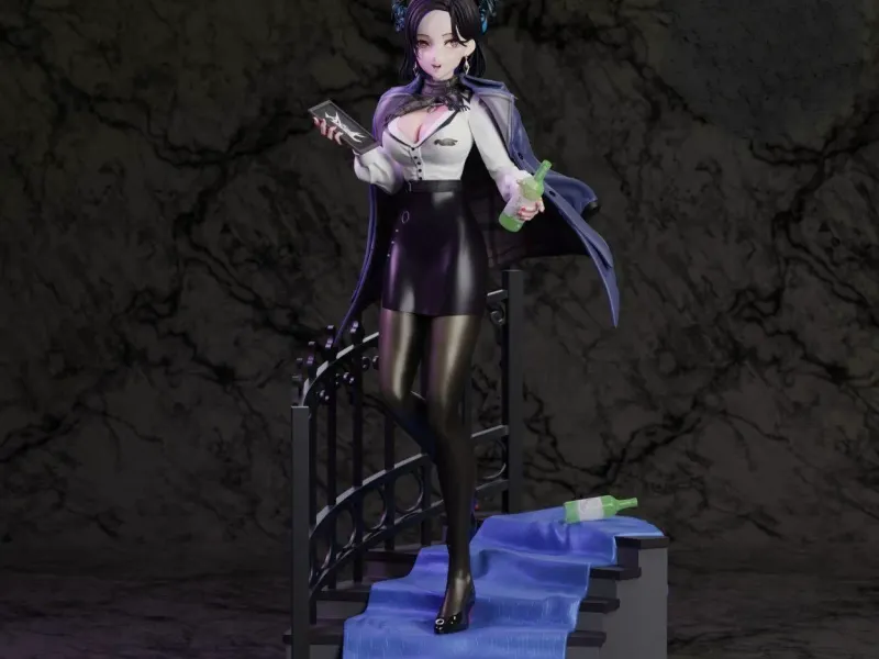 Action Figure Anime Nerissa Sexy Multipart
