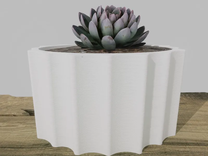 COMBO OF 6 FLOWER POTS MODELS FOR 3D PRINTING, #A3