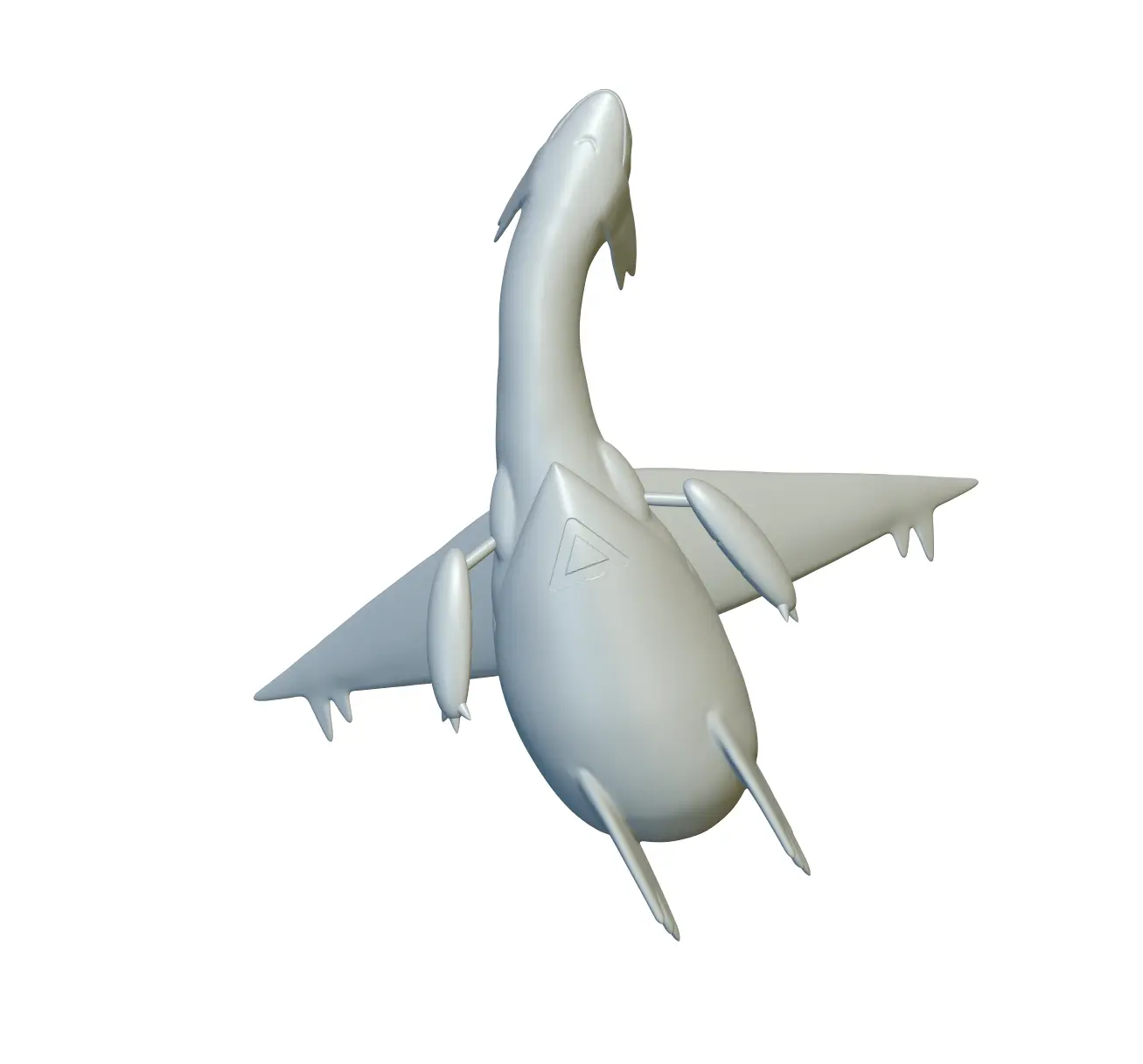 Pokemon Latios #381 - Ready for 3D Printing!