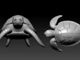 Sea turtle model - Turtle statue - 3D print-1