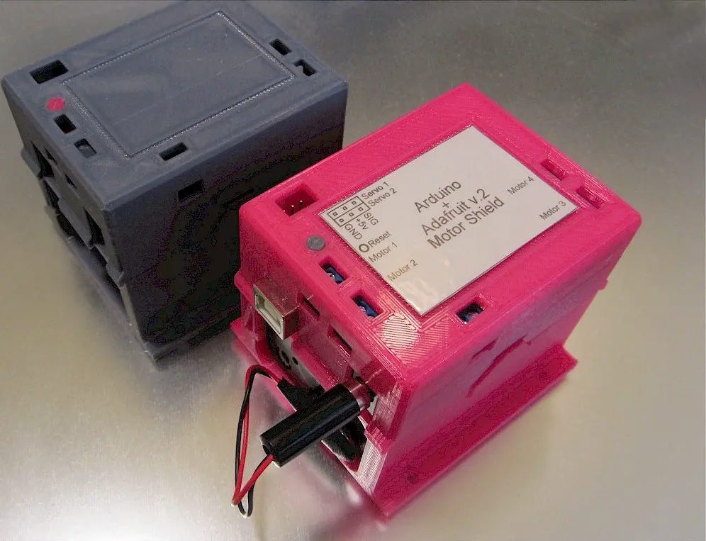 Arduino + Motor Shield Enclosure