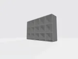 set box with compartments, thk 3mm, in size 40x40mm-5