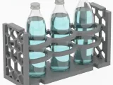 Stackable Lattice Bottle Rack-1